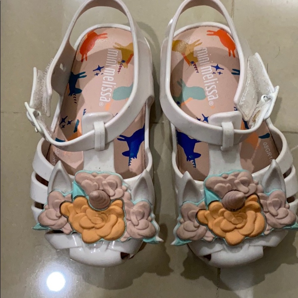Mini Melissa Unicorn Sandals